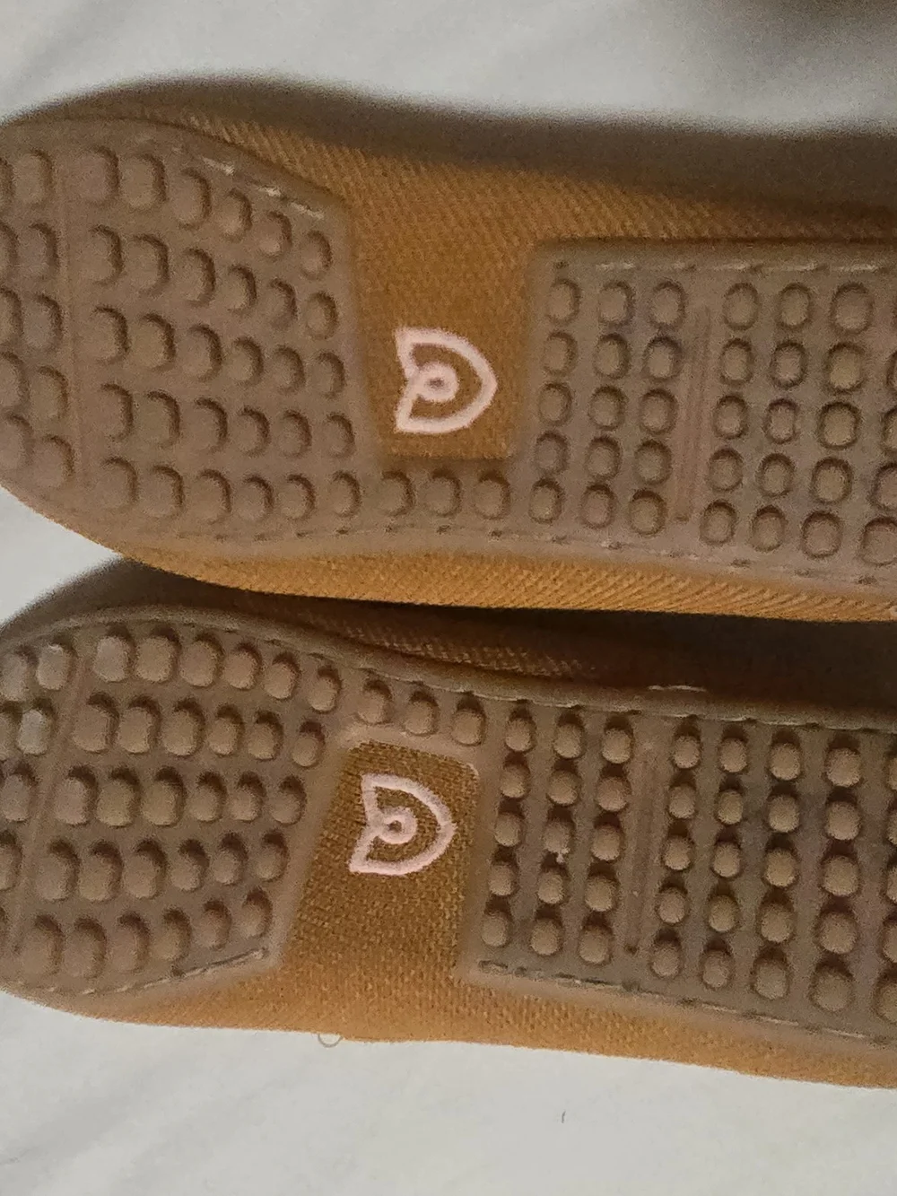 Womens 6.5 ROTHYS Burnt Orange Canvas Slip-On Loafers